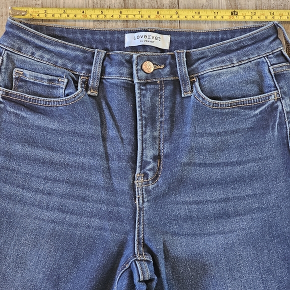 Lovervet By Vervet June High Rise Flare Jeans Size 29/9 - Picture 2 of 7